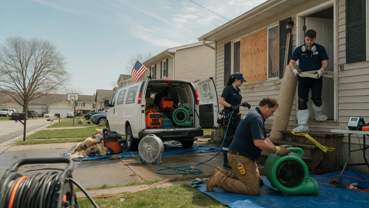 Water Damage Restoration in Brandamore, PA near me